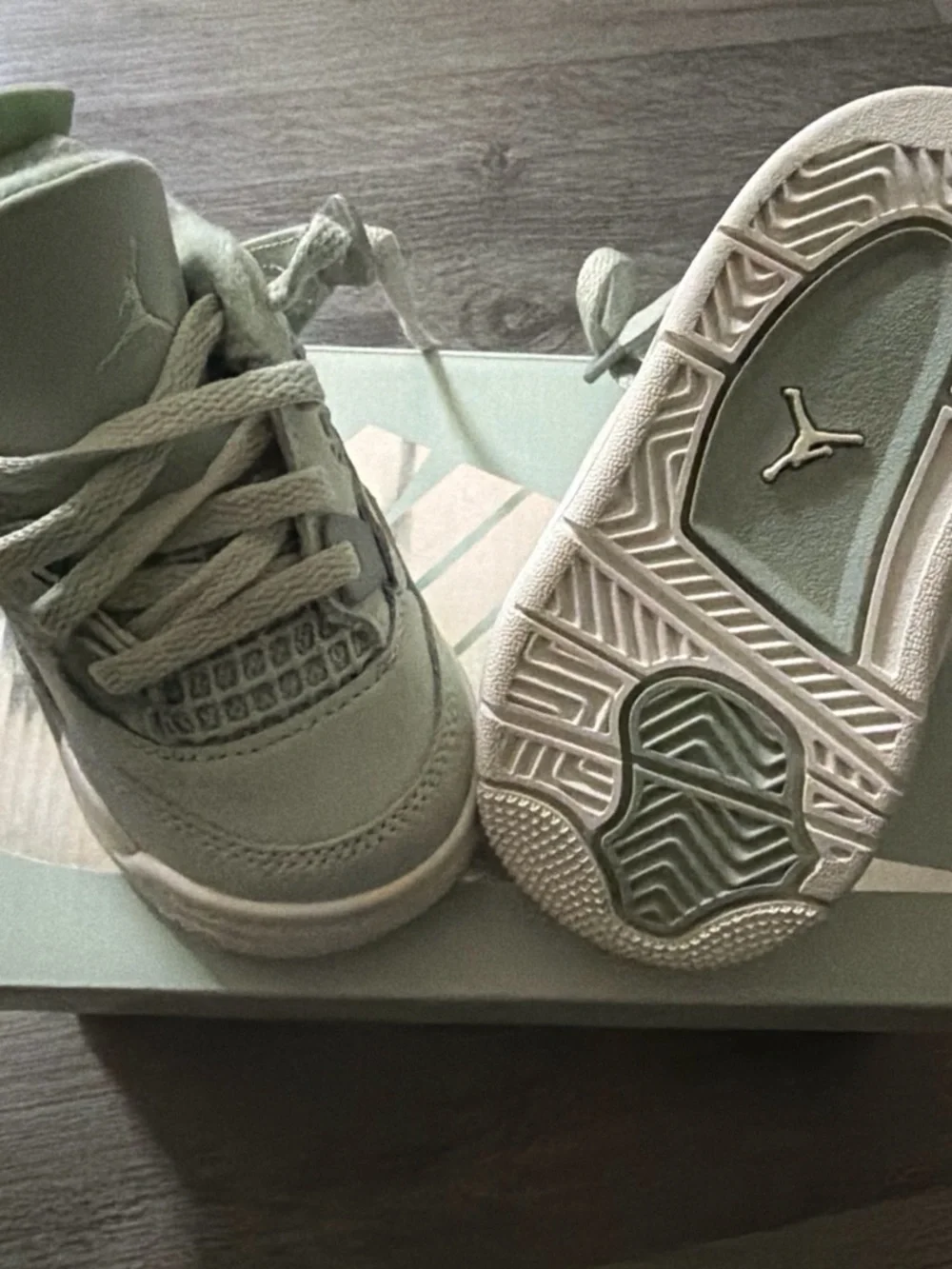 Air Jordan 4 Retro ‘Seafoam Sail’ (Toddler/TD) 5c